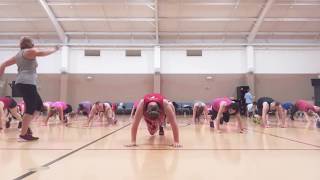 Cupid Shuffle Plank Challenge  Dance Fit with Erin [upl. by Llydnek]