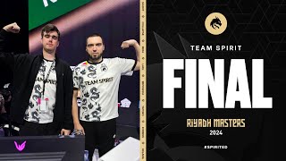 TEAM SPIRIT RIYADH MASTERS 2024 FINAL VLOG [upl. by Abbub64]