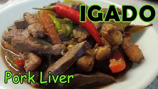 Pork Liver Recipe  IGADO  Filipino Dish [upl. by Zetra159]