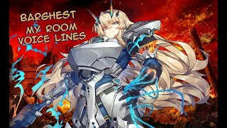 【FGO】Barghest My Room Voice Lines PostAvalon Le Fae ver ENG [upl. by Marigold]