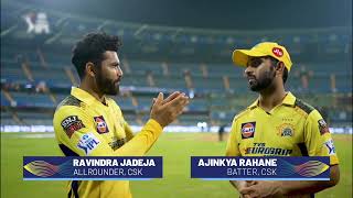 Ravindra jadeja and Ajinkya rahane interview  ipl  CSK vs mi 🔥🔥 [upl. by Zonnya]