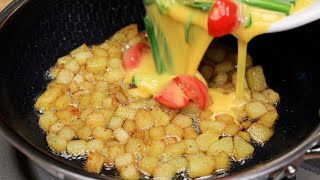 If youve 1 potato and 2 eggs make this delicious potato recipe for breakfast [upl. by Boyd487]