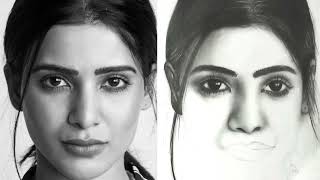 samanthaprabhu sketch beautiful [upl. by Thgiwd]