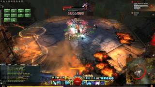 GW2 Sabetha the Saboteur Undefeated Kill Druid Pov [upl. by Lacram]