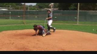 Catchers Blocking Drills at The Baseball Academy [upl. by Leafar]