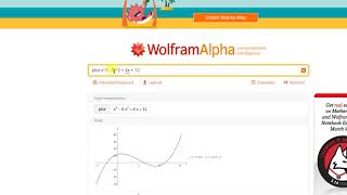 Crtanje grafika funkcije WolframAlpha [upl. by Anees]