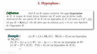 Formes linéaires et dualité partie 1 [upl. by Rede]