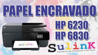 Retirando Papel EncravadoAtolado nas HP 6230 6830 e Similares  SULINK [upl. by Ydal]