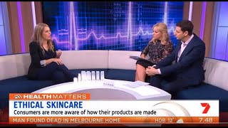 Dr Ginni on Weekend Sunrise Channel 7 Speaking about Ethical Skin Care and ESK Care [upl. by Borras]