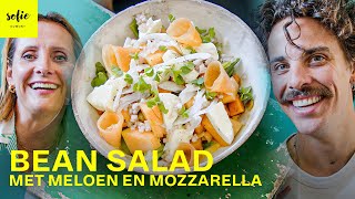 Salade van snijbonen met meloen en mozzarella  Sidney Lauwers  Sofie Dumont [upl. by Ainaled494]