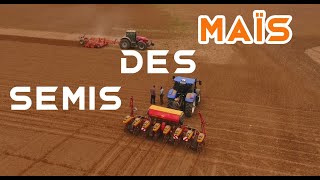 💨SEMIS DES MAÏS 2023 NH T7 190 Väderstad Tempo F8  MF 8730 [upl. by Shirl]