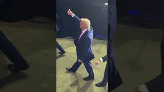 Shocking moment a cell phone is THROWN at Trump [upl. by Koal]