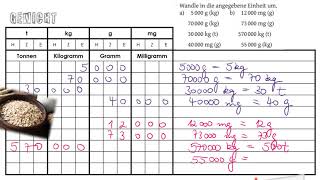 359 Rechnen mit Größen Masse 2 [upl. by Enavi]