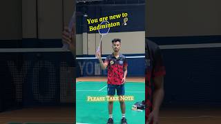 Forehand Grip 🏸 Basic grip of Badminton badminton badmintonlovers viralshorts trendingyonex [upl. by Neetsyrk]