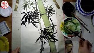 Chinese brush paintings of bamboo [upl. by Hendon502]