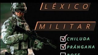 Léxico Militar Mexicano  así hablan los soldados mexicanos [upl. by Ardnuhsal]