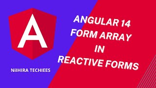 Angular 14 Reactive forms with Form Array  angular 14 full tutorial [upl. by Tom]