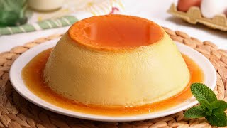 Flan de Huevo Casero muy Fácil y Delicioso con solo 3 Ingredientes [upl. by Silloh]