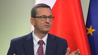 Poland’s Morawiecki on Zloty Russia Gas Pipeline [upl. by Shepard]