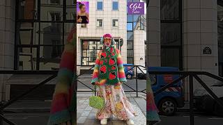 Unusual maximalist street fashion  CGL Fashion Outfits fashion maximalist outfit style [upl. by Nosna]