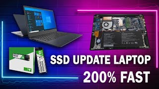 200 FAST LAPTOP JUST SSD UPDATE  Toshiba Dynabook Laptop SSD Update [upl. by Asenaj]