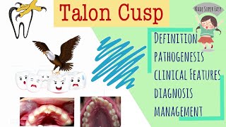 Talon Cusp I Developmental disturbances of teeth [upl. by Ebenezer]