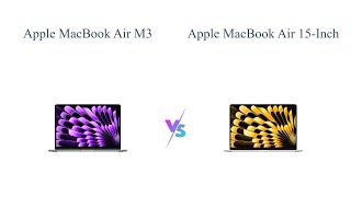 Apple MacBook Air 13quot vs 15quot M3 Comparison 💻✨ [upl. by Collie]