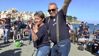 JEANJACQUES GOLDMAN medley par le groupe ELS TIRONS pendant la fête des vendanges de BANYULS 2022 [upl. by Robbin]