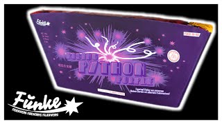 Funke Rising Python Purple  WOW was für eine unglaublich starke Feuerwerk Single Row [upl. by Esila]