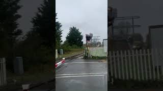 Possibly a faulty alarm Cookham station level crossing Cookham Berkshire England [upl. by Lynna]