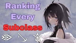 Ranking Every Subclass In Arknights [upl. by Adnoloy955]