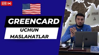 GREENCARD uchun keraklı maslahatlar Ulgurib qoling [upl. by Hindu]