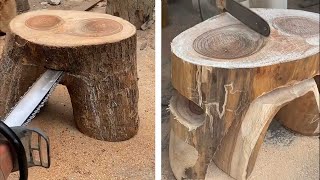 Unbelievable Woodworking Magic  Creating Unique Furniture From Scrap Wood [upl. by Gypsy]