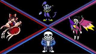 Megalovania x Bad apple x Big shot xThe world revolving The song that plays when you a big bad time [upl. by Naehgem716]