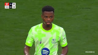 Ansu Fati Very Impressive Against Alaves [upl. by Nowaj]