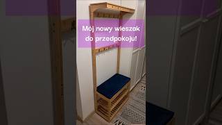 Mój nowy WIESZAK do przedpokoju wieszak przedpokój metamorfoza upgrade [upl. by Aible]