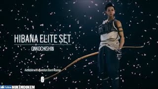 Hibana Elite Skin MVP Animation Onkochishin Rainbow Six Siege [upl. by Ayt]