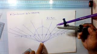 CONSTRUCCIÓN DE LA CONCOIDE Y PARABOLA [upl. by Laurena]