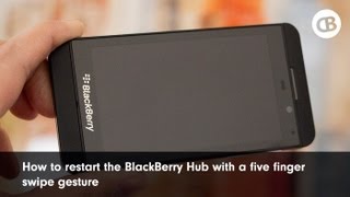 Restart the BlackBerry 10 Hub with this secret five swipe gesture [upl. by Peisch213]