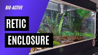 BioActive Reticulated Python Enclosure DIY [upl. by Brit]