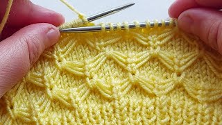 Easy And Beautiful knitting pattern [upl. by Airalednac392]