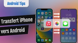 étape par étape 2 meilleures méthodeslogiciels pour transférer un iPhone vers Android [upl. by Eedak241]