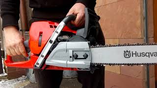 Chainsaw Husqvarna 572XP FIRSTSTARTNEW MODEL [upl. by Aliuqahs495]