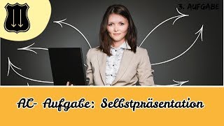 Selbstpräsentation Vorstellungsgespräch  Anleitung Tipps Tricks  Bewerbung Ausbildung Studium [upl. by Airakaz]