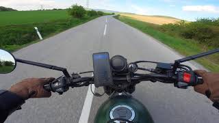 Honda CL500 short ride on nice road [upl. by Ainslie]