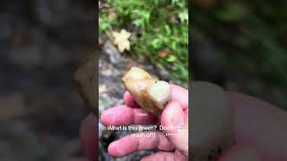 What is this green stain nature crystals rockhounding geology outdoors [upl. by Enalahs999]