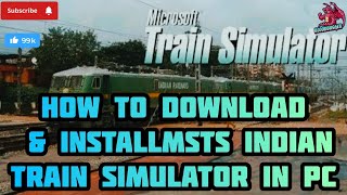 HOW TO DOWNLOAD MSTS PC MSTS  PART 1 [upl. by Tenaej50]