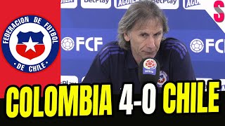 ⚽ Rueda de Prensa de RICARDO GARECA  CHILE 04 COLOMBIA  Eliminatorias [upl. by Hayouqes]