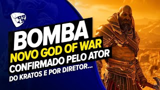 BOMBA Novo God Of War CONFIRMADO PELO ATOR Do KRATOS DIRETOR e ATOR TORNARAM OFICIAL Novo GAME [upl. by Mayman]