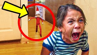 Elf On The Shelf Caught CHASING On Camera 😱 [upl. by Einned]